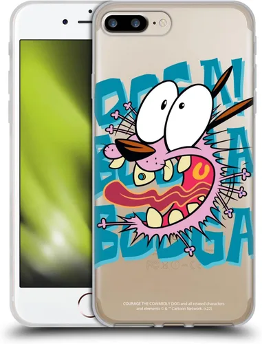Vista 23 de Head Case Designs Officially Licensed Courage The Cowardly Dog Character Art Graphics Gel Case [Military Grade] Compatible with Apple iPhone 7