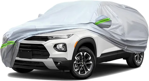 Vista 44 de TUCAREST - Funda de auto completa de 6 capas de alta calidad, diseño de cremallera de carcasa dura, impermeable, resistente a la intemperie