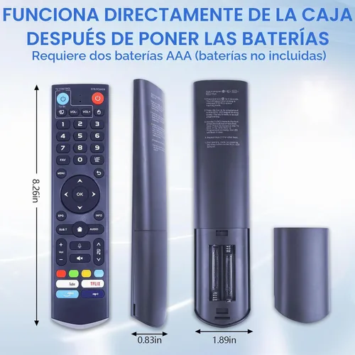Vista 2 de Nuevo control remoto de voz V3 Pro compatible con vSeeBox V1/V2, V3/V2/V1/V5 Pro, V3Plus, Max/Elite/Max Control remoto por voz Bluetooth inteligente