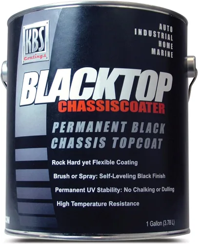 Vista 6 de KBS Coatings 8402 OEM Negro Satinado BlackTop Pintura para Chasis - 1 Cuarto