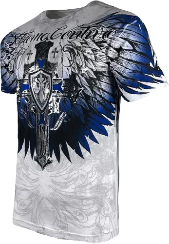 Vista 4 de Xtreme Couture by Affliction Camiseta para hombre Tempest Biker MMA