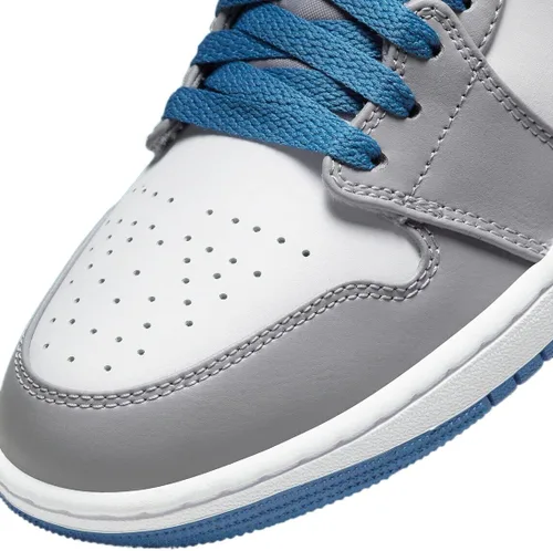 Vista 8 de Nike Air Jordan 1 Mid - Cement Grey / White / True Blue