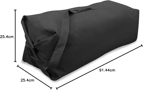 Vista 16 de Bolso de lona deluxe con correa para hombro, de Stansport