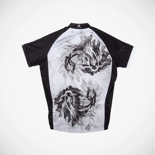 Vista 2 de Primal Men's Gray Scale Sport Cut Jersey