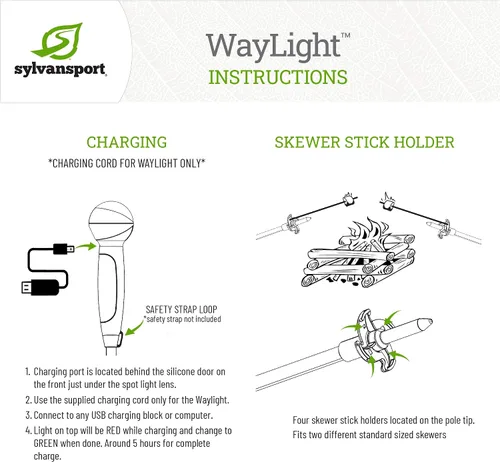 Vista 6 de WayLight - Luz LED multifuncional para acampar y bastón de senderismo