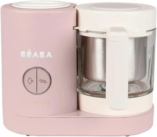 Vista 9 de BEABA Babycook Neo - Fabricante de alimentos para bebés Vidrio no tóxico y acero inoxidable Confiado por mamás famosas Procesador de alimentos
