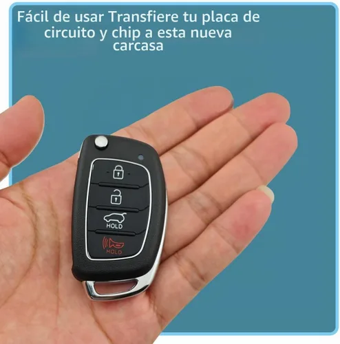 Vista 6 de Funda de repuesto para llavero para Hyundai Sonata Santa Fe con control remoto