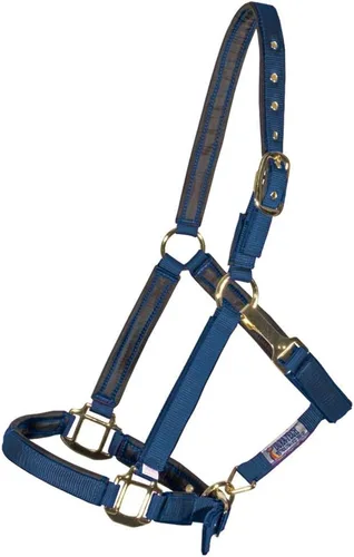 Vista 17 de Dura-Tech Cabestro de caballo de nailon totalmente acolchado Cabestro para caballo diseñado para evitar rozaduras Corona y bordillo de caballo