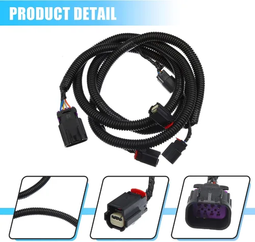 Vista 4 de X AUTOHAUX Conjunto de Cables de Sensor de Aparcamiento Trasero Compatible con Chevy Suburban Tahoe para GMC Yukon para Cadillac Escalade 22899761