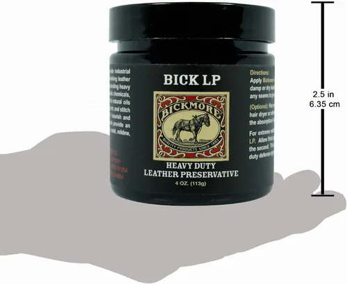 Vista 6 de Bickmore Bick LP - Acondicionador de cuero (4 onzas), reparación de arañazos Conservante resistente protege, suaviza y restaura el cuero seco