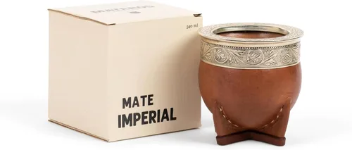 Vista 8 de Materos Taza de yerba mate de alta calidad, elegante, funcional y duradero, diseño camionero de cerámica, taza ecológica y elegante para una