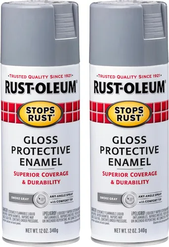 Vista 98 de Rust-Oleum 7776830 - Pintura en aerosol para prevención del óxido, 12 onzas, negro plano