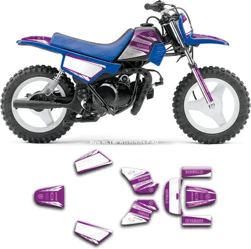 Vista 17 de Kit de calcomanías para PW 50 PW50 piwi 50, gris, YMPW5096N004-G-KO
