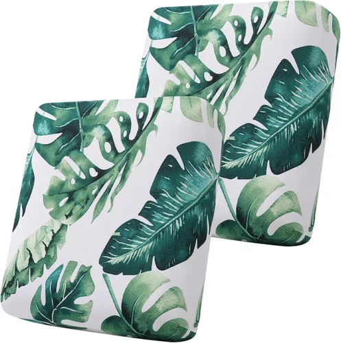 Vista 13 de Smiry Fundas de cojín de sofá estampadas, fundas elásticas suaves para sofá, fundas de sofá lavables antideslizantes, protector de muebles para Beige