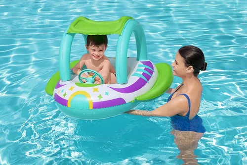 Vista 17 de Bestway Flotador inflable para niños Flotador inflable para piscina, flotador de natación, juguetes de piscina para niños y niñas