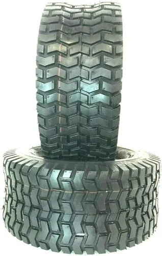 Vista 5 de Dos neumáticos de tractor de césped de 16 x 6.50-8 sin cámara de césped 16 650 8 neumáticos para cortacésped sin cámara, neumáticos ecológicos