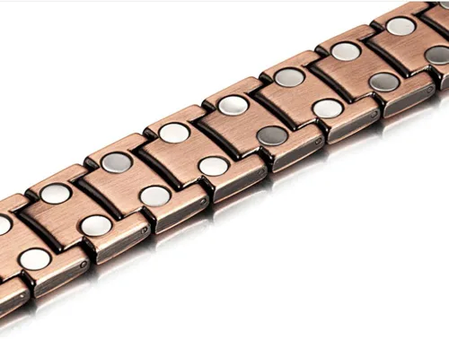 Vista 2 de EBUTY Pulsera de cobre para hombre, Cobre