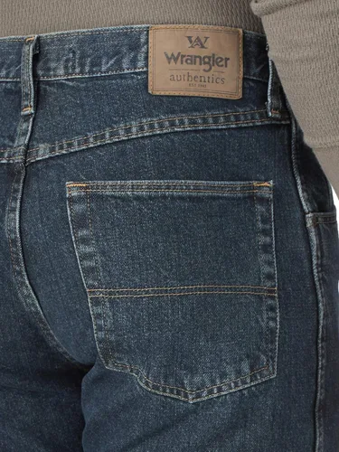 Vista 4 de Wrangler Authentics - Jeans clásicos de 5bolsillos y corte relajado y flexible para hombre