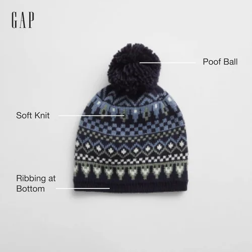 Vista 2 de GAP Sombrero Fairisle para mujer