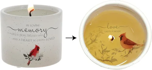 Vista 8 de Pavilion Gift Company - You Are My Most Beautiful Memory - Vela de cera de soja 100% de 8 onzas, vela de una sola mecha - Perfumada de jazmín