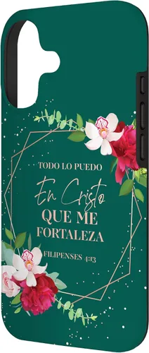 Vista 2 de Regalos Mujer Cristiana Español Versículos de la Biblia Español Funda para iPhone 17