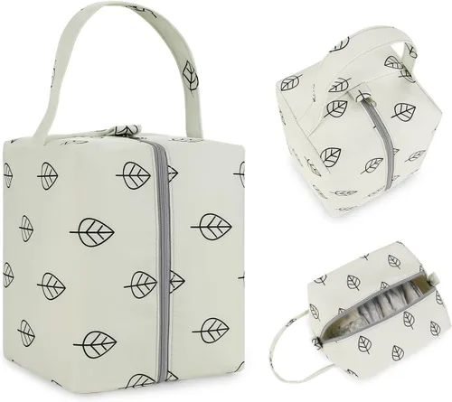 Vista 10 de Bolsas húmedas para pañales de tela para bebé, bolsa de pañales impermeable para colgar cápsulas, reutilizable, lavable para cochecito de bebé
