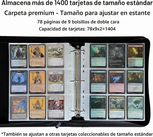 Vista 2 de 1404 - Carpeta para tarjetas intercambiables, 9 bolsillos con Negro