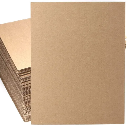 Vista 8 de ZOENHOU 30 hojas de cartón corrugado de 12 x 12 x 1/4 pulgadas, insertos de cartón de una sola pared de 5 capas, separadores cuadrados de cartón