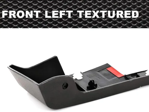 Vista 2 de CROSSDESIGN Guardabarros, compatible con Volkswagen Tiguan 2012-2017 delantero izquierdo texturizado plástico negro Left Textured Black Plastic