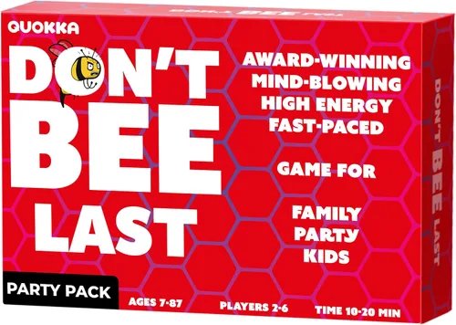 Vista 10 de QUOKKA Juegos de mesa familiares para niños de 8 a 12 años – Juego de fiesta para niños y adultos – Don't Bee Last – Edición global sin idiomas