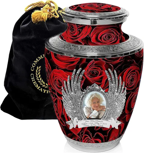 Vista 22 de Urnas de Cremación Conmemorativas para Cenizas Humanas de Adultas Femeninas - Urnas Personalizadas y Decorativas - Urnas Bellamente Hechas a Mano