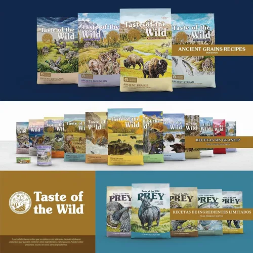 Vista 5 de Taste of the Wild High Prairie Wet Food, bisonte en salsa, 13.2 onzas, caja