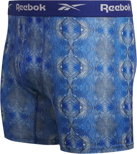 Vista 4 de Reebok Ropa interior para hombre, calzoncillos tipo bóxer de rendimiento (paquete de 8)