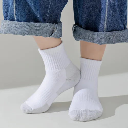 Vista 46 de EPEIUS Calcetines acolchados de algodón grueso para niños y niñas, calcetines atléticos deportivos para correr, paquete de 6 unidades, 4-14 años