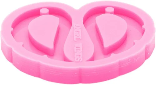 Vista 3 de Angel Wings Pendientes ahuecados en forma de pluma, moldes de resina, moldes de silicona para fundición de resina, hechos a mano, joyería de moda