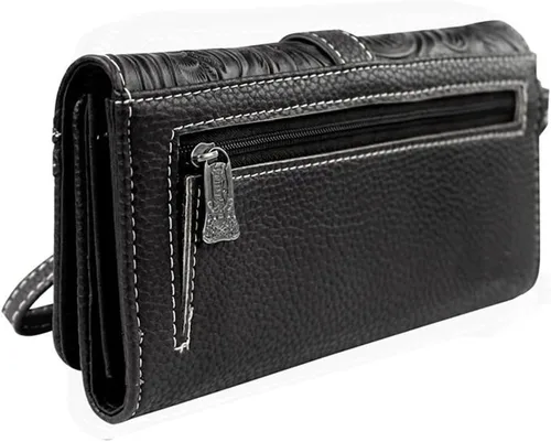 Vista 3 de Montana West Cartera de mano para mujer con diseño de acordeón