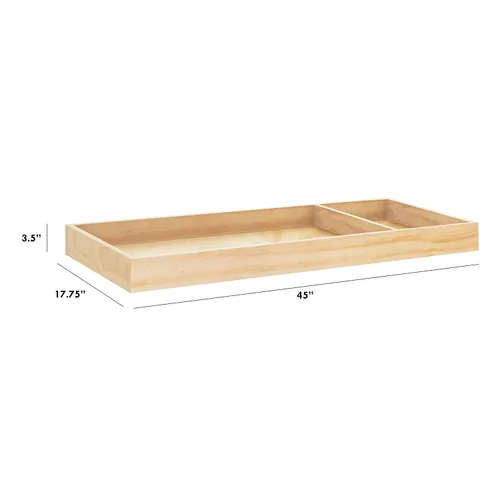 Vista 5 de Babyletto Bandeja cambiadora extraíble ancha universal (M0619) en natural
