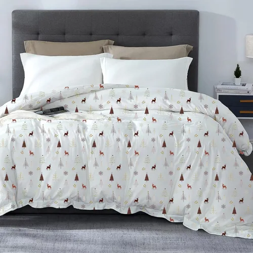 Vista 18 de SLEEP-NEST Funda de edredón individual de 68 x 90 pulgadas, 1 pieza, 100% algodón, suave y transpirable, ropa de cama individual, cierre