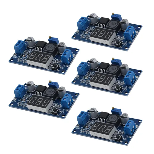 Vista 7 de 10 piezas ajustables LM2596 LM2596S DC-DC Buck Convertidor, Regulador de Voltaje Ajustable 36V 24V 12V a 5V 2A Buck Convertidor Módulo de fuente