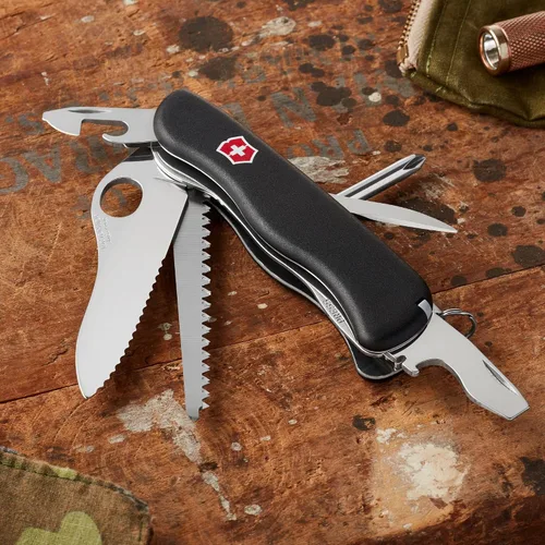 Vista 2 de Victorinox Swiss Army - Cuchillo de bolsillo multiherramienta para trekker