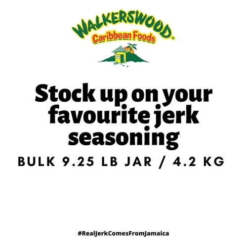 Vista 4 de Condimento jerk tradicional jamaicano Walkerswood, picante y especiado, 128 fl oz