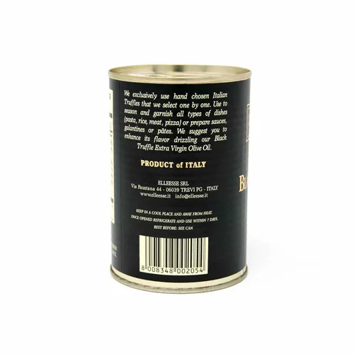 Vista 5 de Elle Esse Auténticas rodajas italianas de trufa negra de verano "peelings", perfectas para pasta, pizza y carnes, 8.8 oz (250 g)