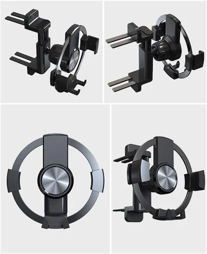 Vista 5 de ICAILIN Soporte de teléfono redondo para automóvil con ventilación de aire para Mercedes Benz A/B/E/S-Class GLA/GLB/GLC, Mini Cooper Countryman