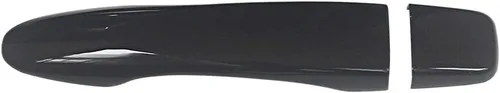 Vista 5 de NINTE Para Nissan Rogue 2014-2020 Murano 2016-2022 Maxima 2016-2022 - Cubiertas negras de ABS para manija de puerta con 2 orificios inteligentes