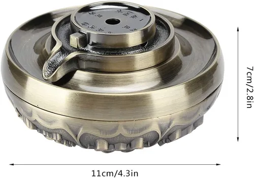 Vista 6 de Incienso Aleación de Zinc Metal - para Sándalo - Artesanía Doméstica Suministros Religiosos - para Decoración del Hogar Artesanía