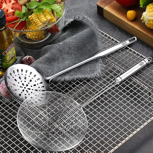 Vista 6 de RJ Legend Juego de cucharas de cocina de acero inoxidable (3 piezas)