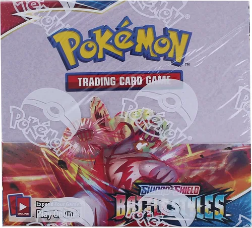 Vista 2 de Juego de cartas coleccionables de Pokémon: Caja de refuerzo Espada y Escudo Estilos de Combate.