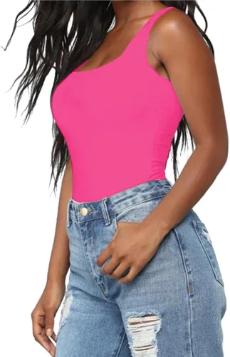 Vista 3 de BelleLovin Body sin mangas con cuello redondo para mujer
