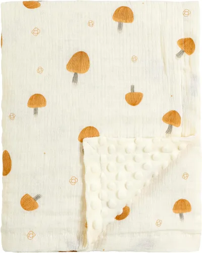 Vista 18 de CREVENT Manta de bebé de minky para niñas y niños, manta suave de felpa para recién nacidos - 30 x 40 pulgadas (Animal)