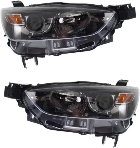 Vista 8 de Para Mazda CX-3 Montaje de faros delanteros 2016 2017 2018 Lado del conductor Halógeno CAPA MA2518173 DB4N510L0